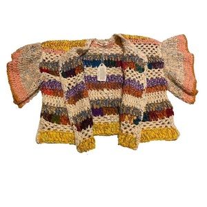 Anthropologie Crochet cardigan